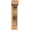 Ekena Millwork Funston Block Smooth Bracket w/ Offset Brace, Western Red Cedar, 5 1/2"W x 22"D x 26"H BKT0604X22X26FST05SWR - alternate 4